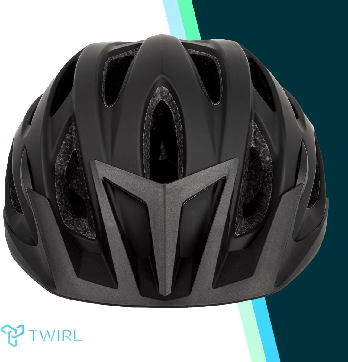 TWIRL 730473 – Fahrradhelm Gravel One 58–62 cm Schwarz