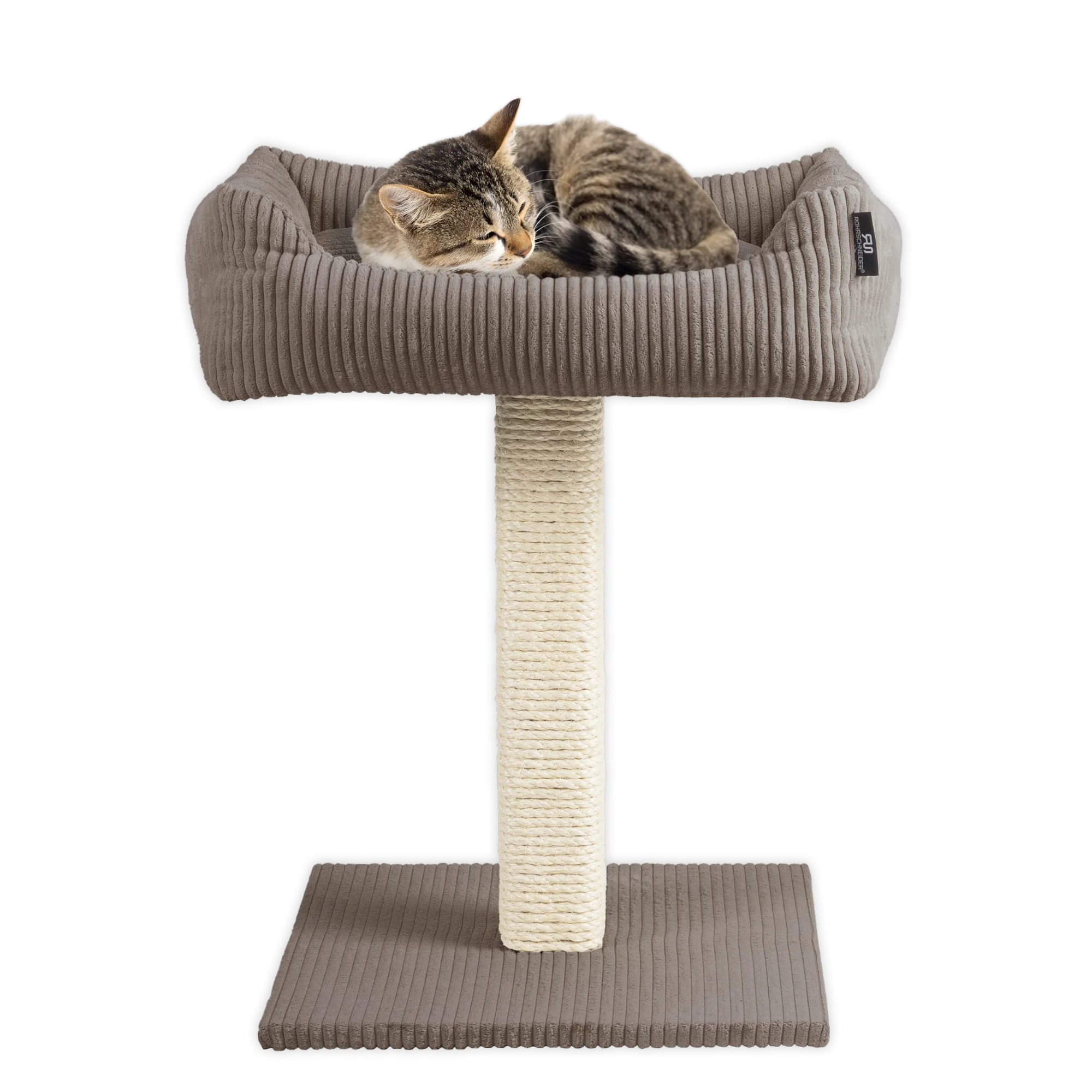 Rohrschneider RS 22376 Katzenbaum Kuschelsofa – Kratz- und Liegeelement