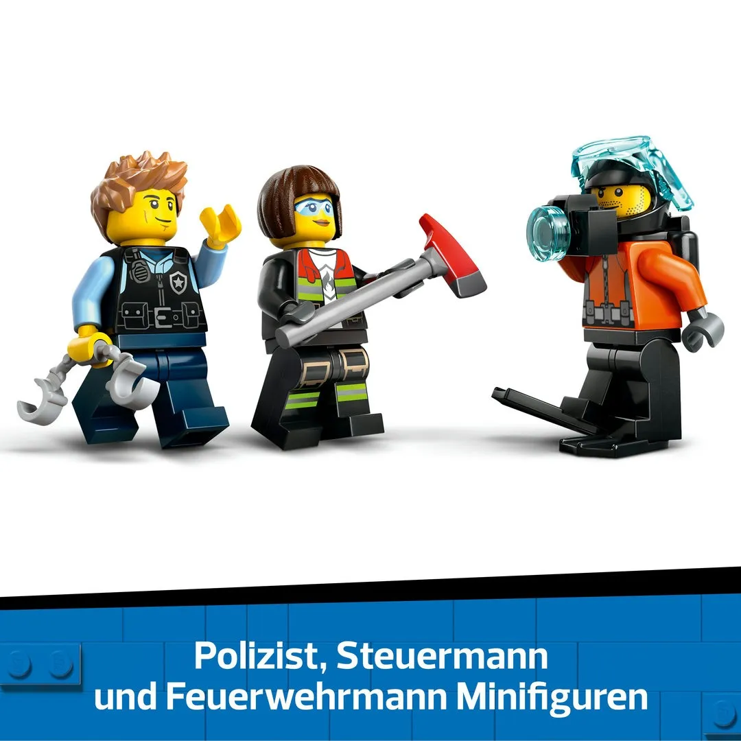 LEGO® City 60462 Kombinationsset mit Hubschrauber, Löschauto und U-Boot