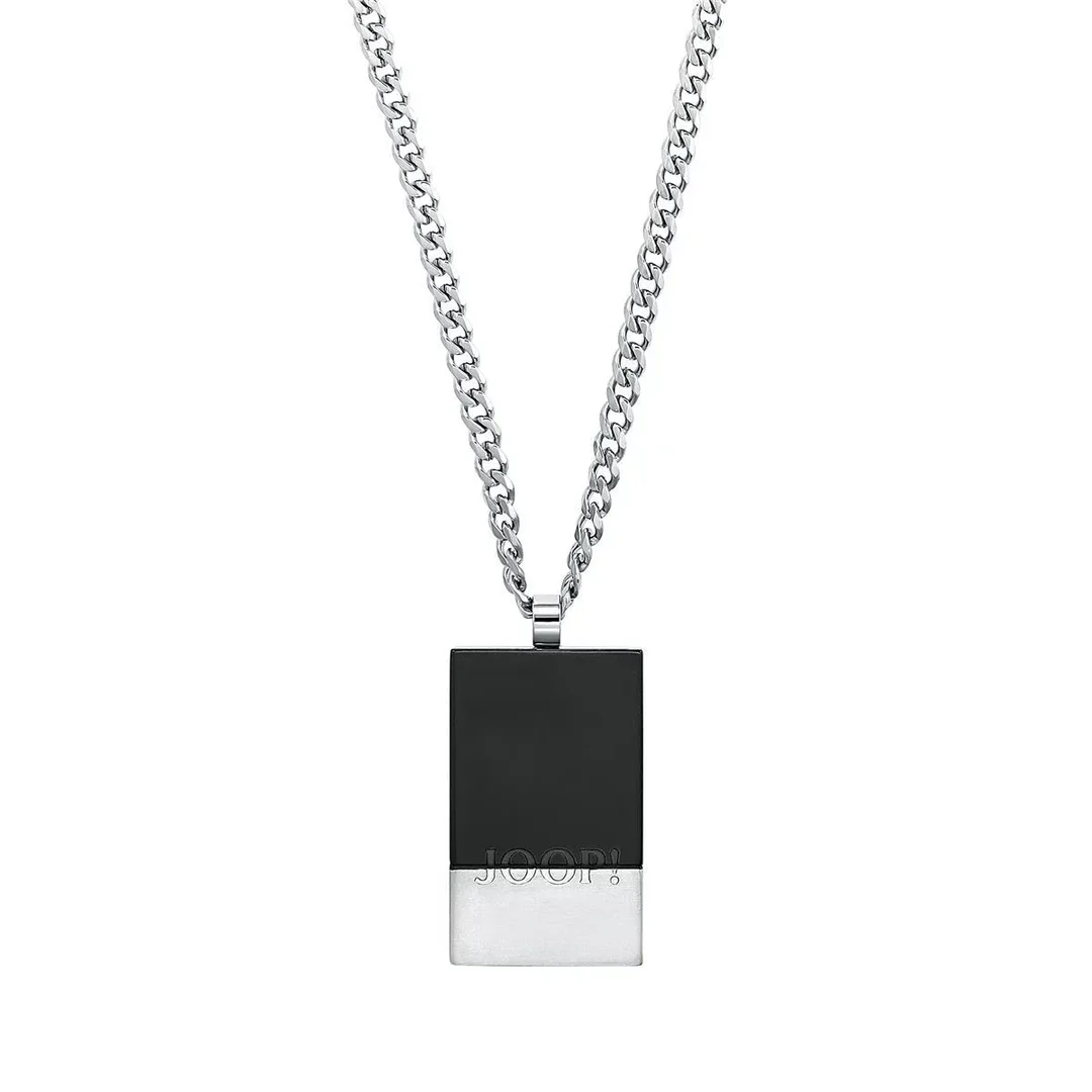 JOOP!, Kette, Panzer, Edelstahl, Damen, Silber, 60, cm, 2032667