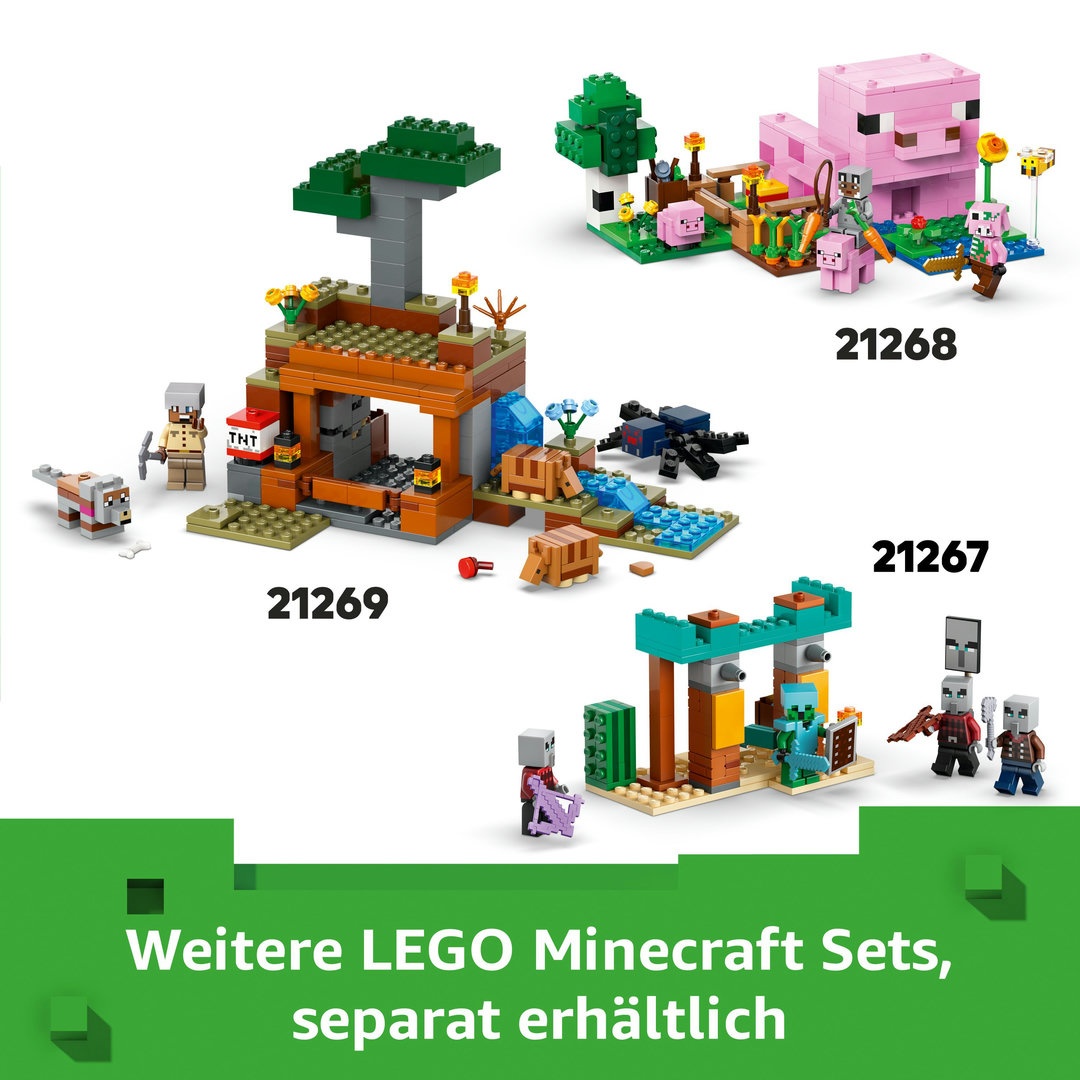 LEGO® Minecraft™  21268 Das Babyschwein-Haus