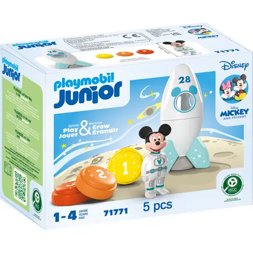 PLAYMOBIL 71771 JUNIOR & Disney: Micky Maus' Raketen- & Weltraum-Abenteuer PLAYMOBIL 71771 JUNIOR & Disney: Micky Maus' Raketen- & Weltraum-Abenteuer