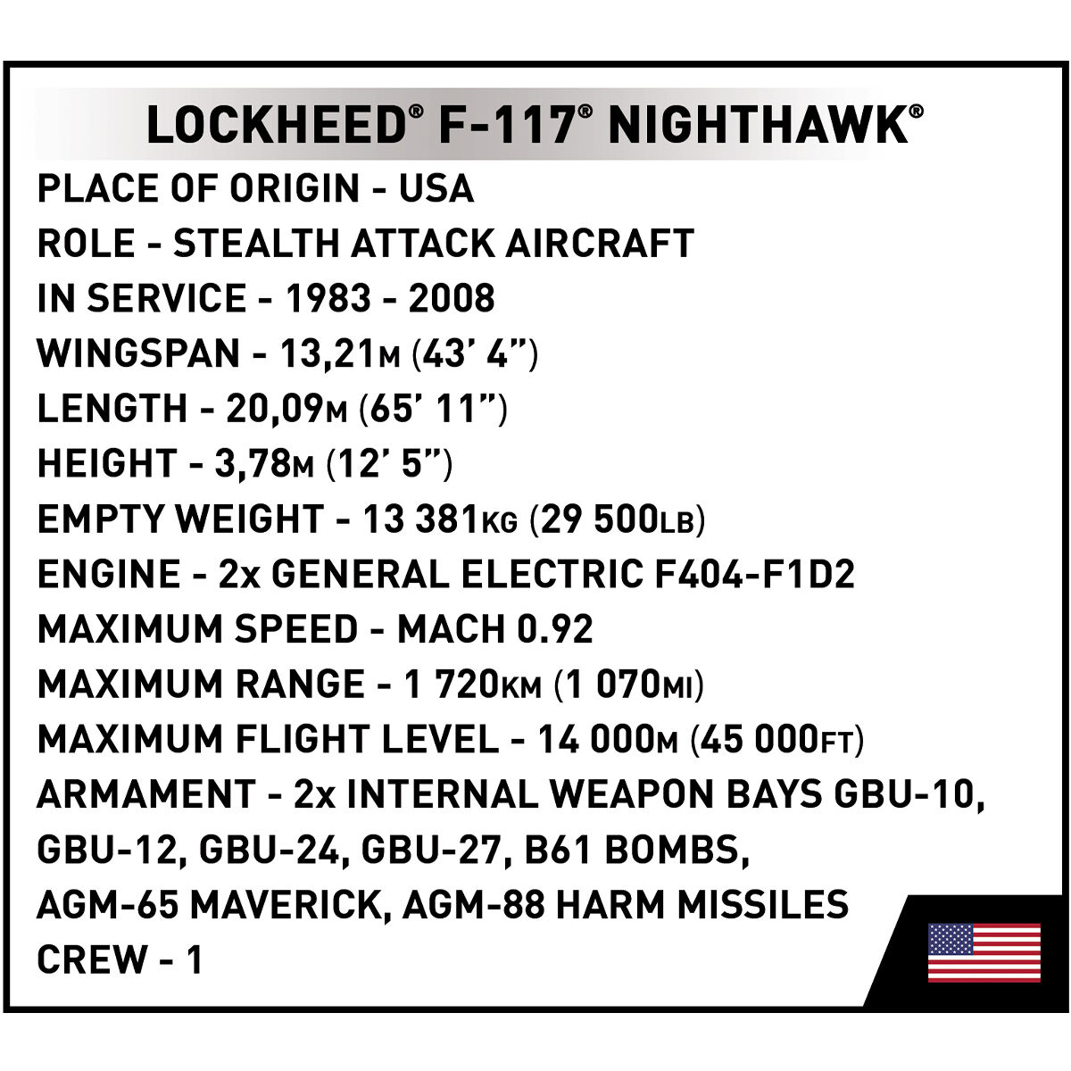 COBI 5903 - F-117 Nighthawk - Bild 11