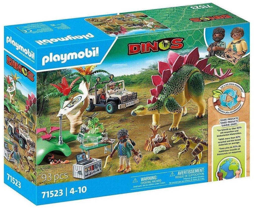 PLAYMOBIL 71523 Forschungscamp Mit Dinos PLAYMOBIL, 71523, Forschungscamp, Mit, Dinos, Tier, Dinosaurier, Reptil, Person