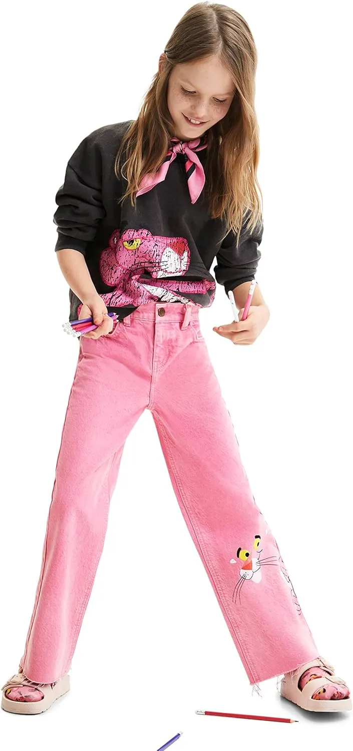 Desigual Jungen Langarmshirt - Schwarz Baumwolle 22WBTK10/2000