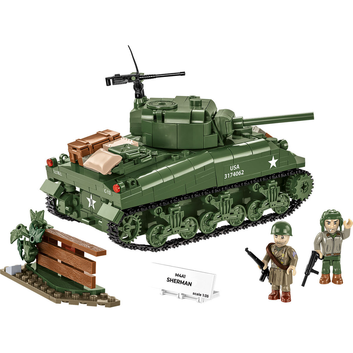 COBI 3126 - M4A1 Sherman Maßstabb 1:35) - Bild 6