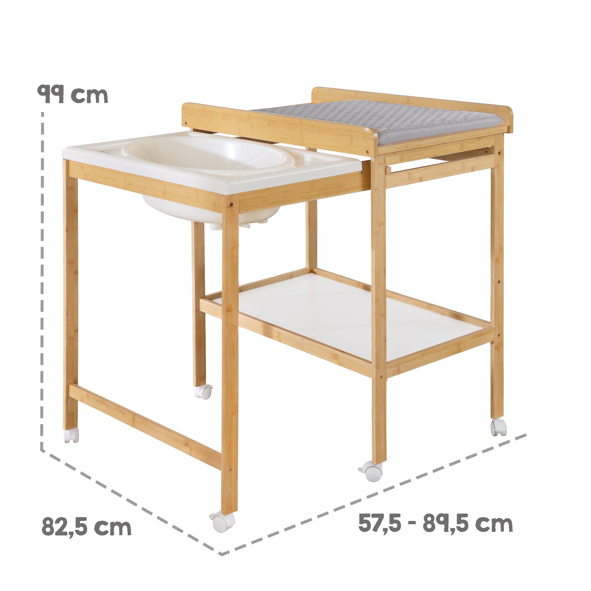 Roba 1259BC Bade-Wickel-Kombination bicolor – Wickeln & Baden - Produktbild 8