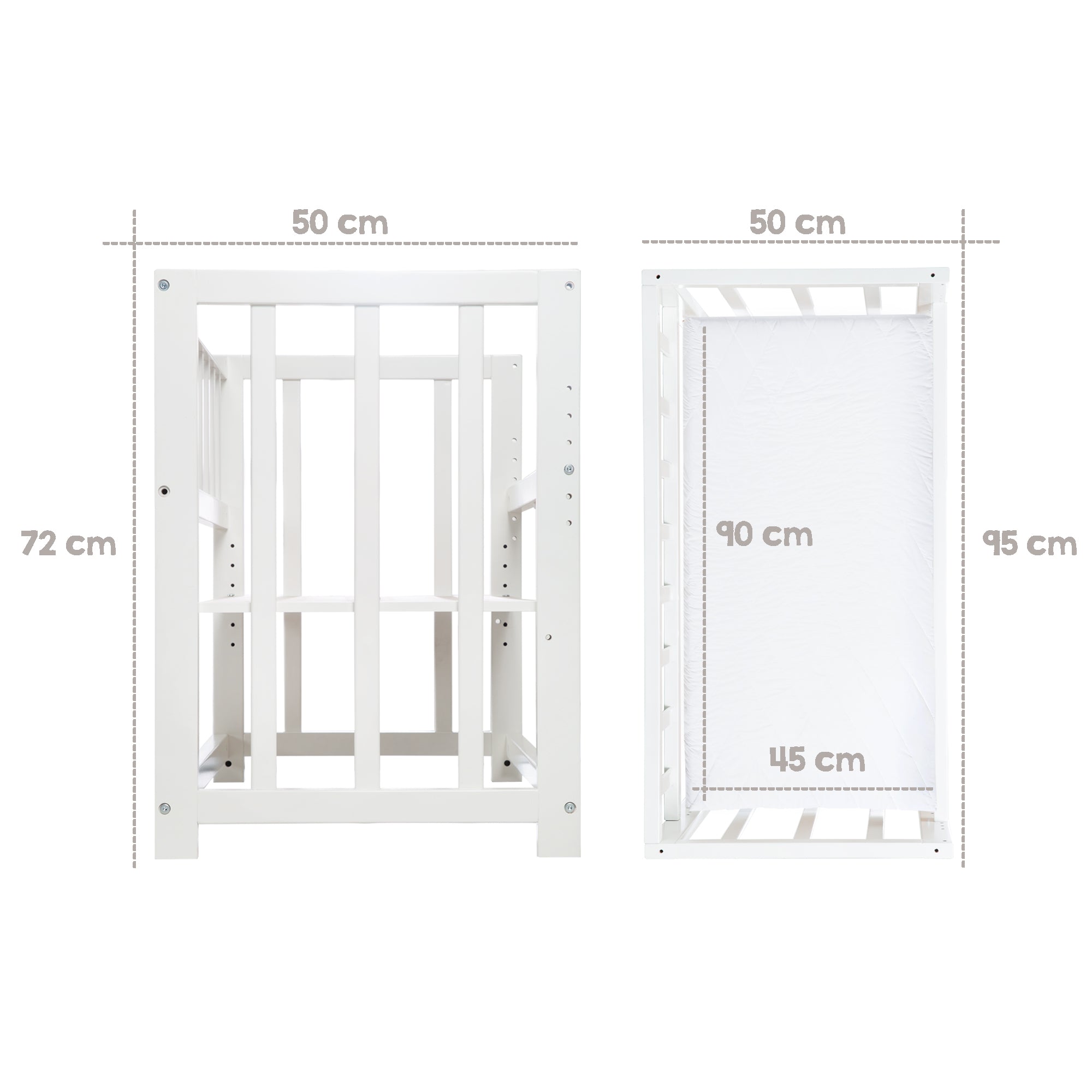 Roba 289153TPV235 Stubenbett 3in1 Sternenzauber grau taupe – Stubenbetten - Produktbild 3