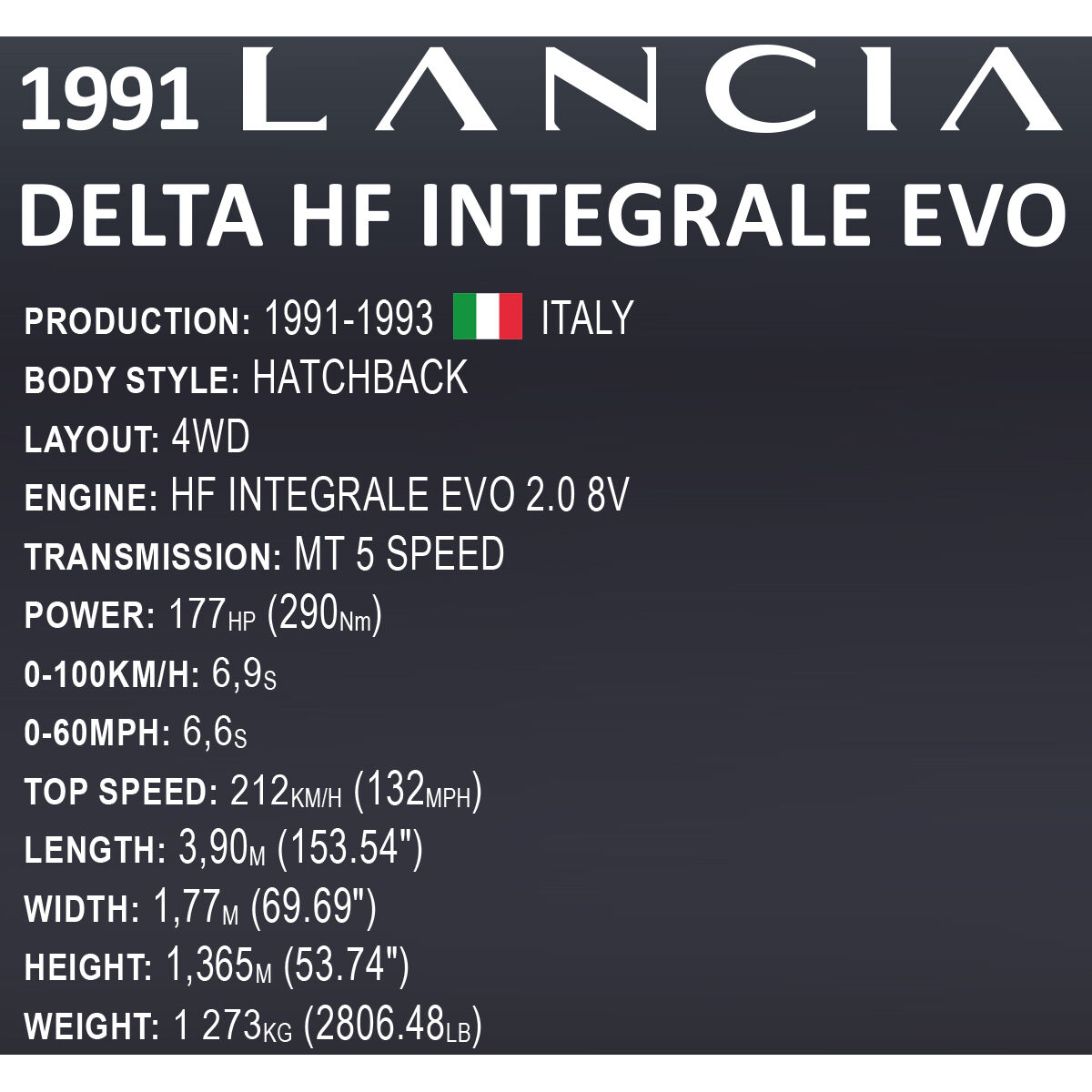 COBI 24356 - LANCIA DELTA HF Integrale EVO Executi - Bild 13