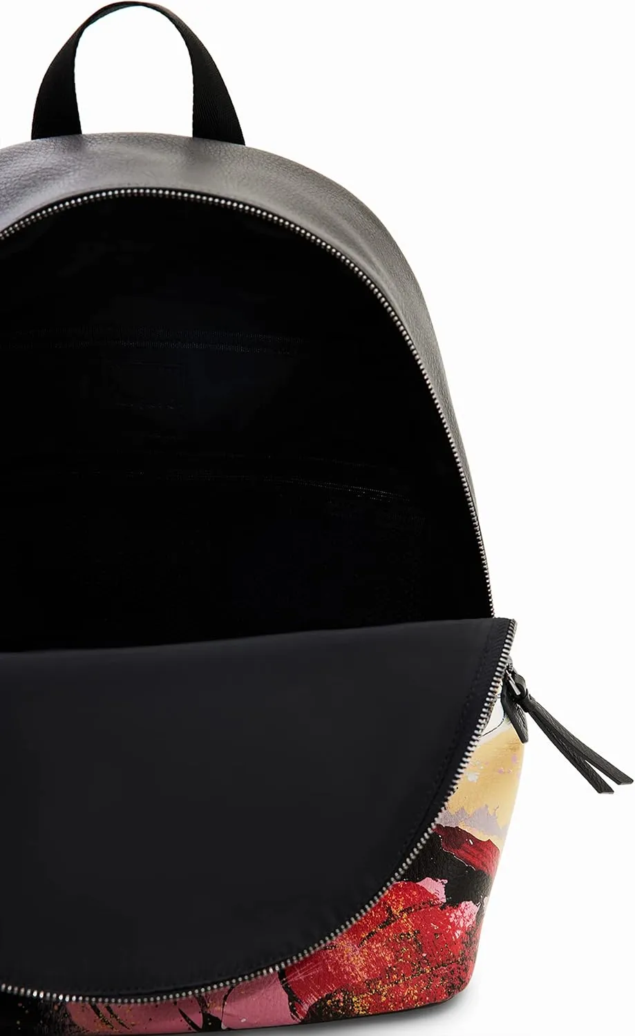 Desigual Damen Rucksack - Schwarzer Rucksack mit Disney Mickey Mouse Print 23SAKP132000