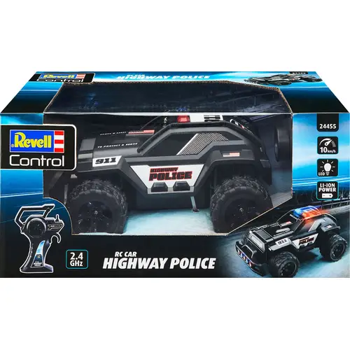 Carrera RC Car Highway Police, Revell Control Ferngesteuertes Polizeiauto