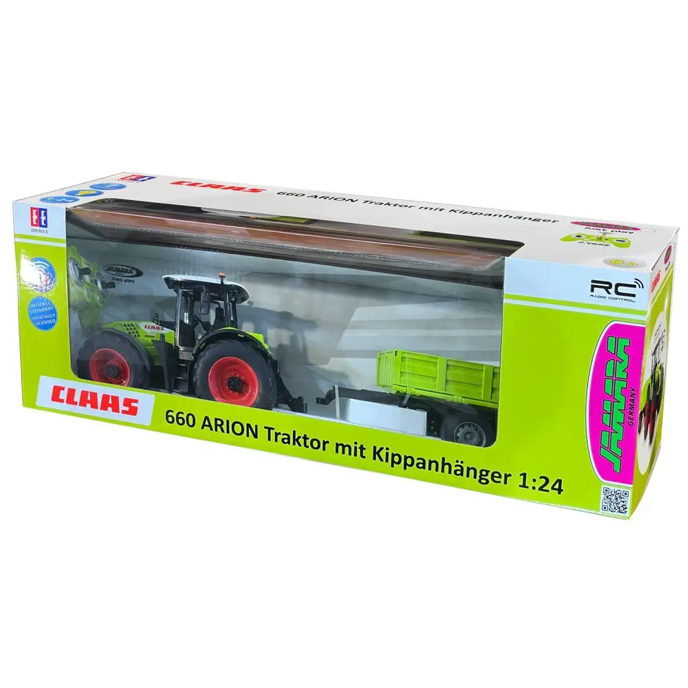 JAMARA RC Auto Claas Arion 660 mit Kippanhänger 1:24 2,4GHz 405360 JAMARA RC Auto Claas Arion 660 mit Kippanhänger 1:24 2,4GHz 405360