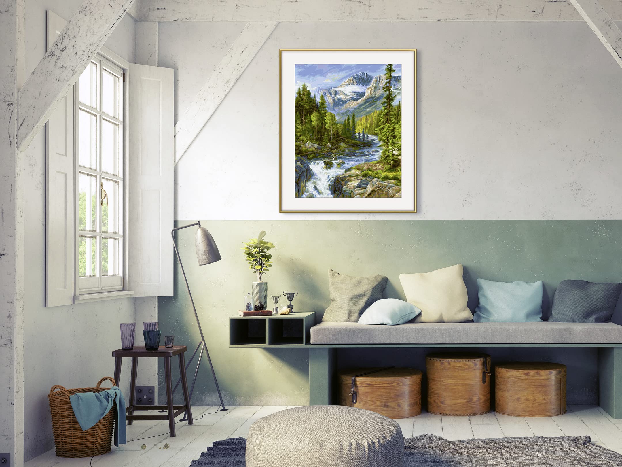 Innenarchitektur, Mobiliar, Wohnzimmer, Dekoration Ihres Zuhauses, Malerei