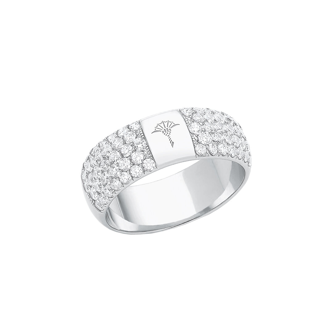 JOOP!, Ring, Silber, 925, Damen, Gr., 58/18, 5, 2027637, Zubehor, Platin, Silber, Schmuck, Ring