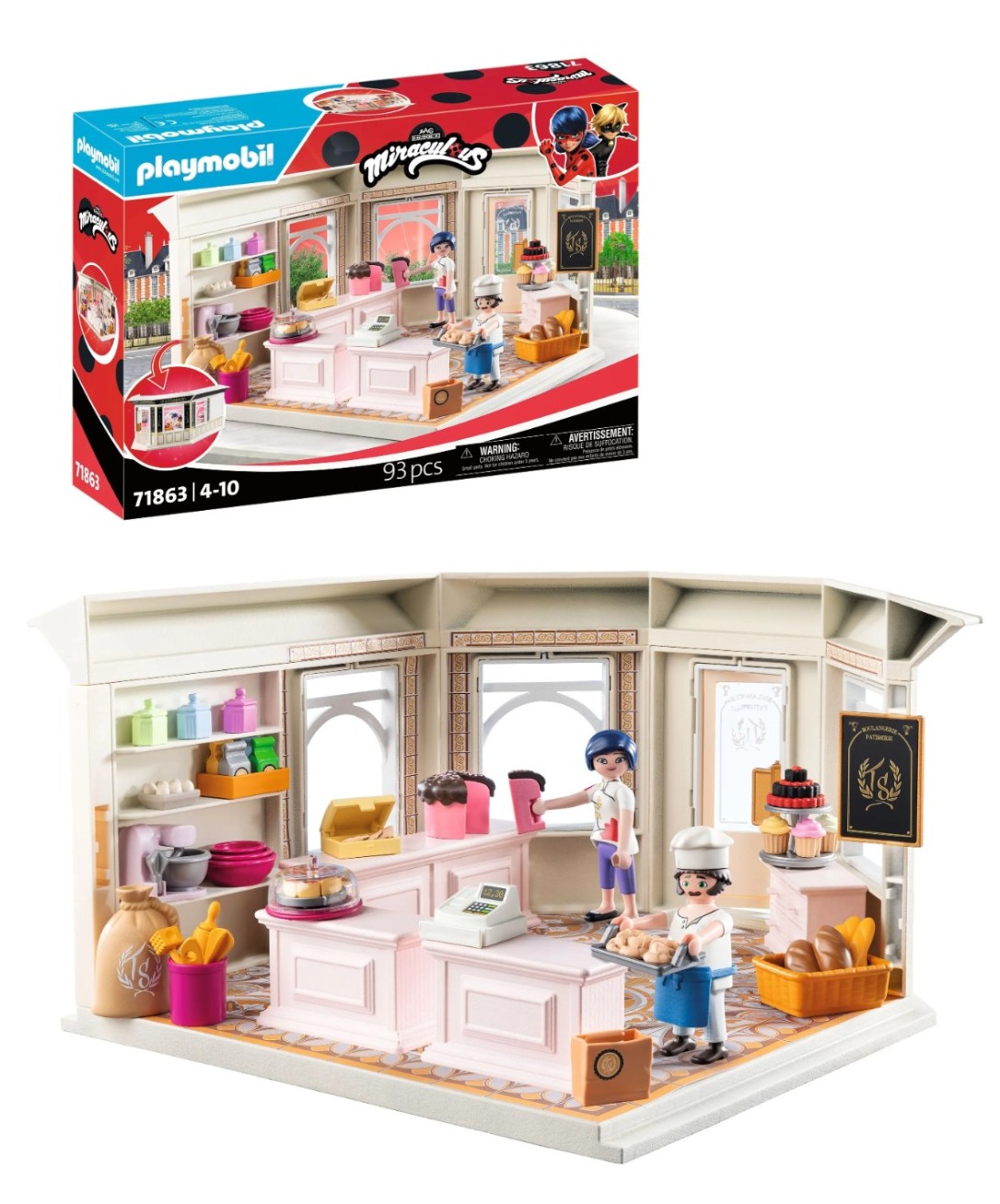 PLAYMOBIL 71863 Miraculous: Französische Bäckerei