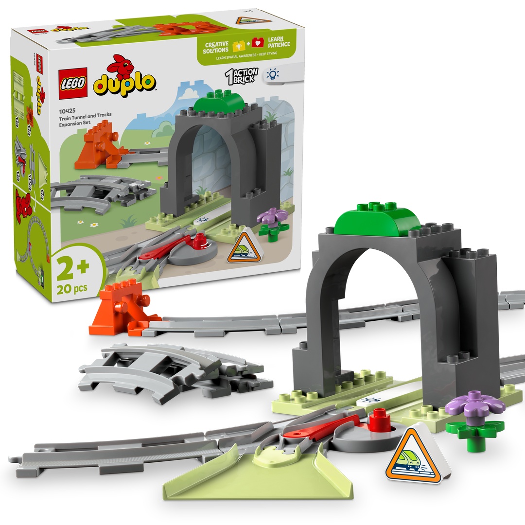 LEGO® DUPLO® Eisenbahntunnel und Schienen - Erweiterungsset 10425 