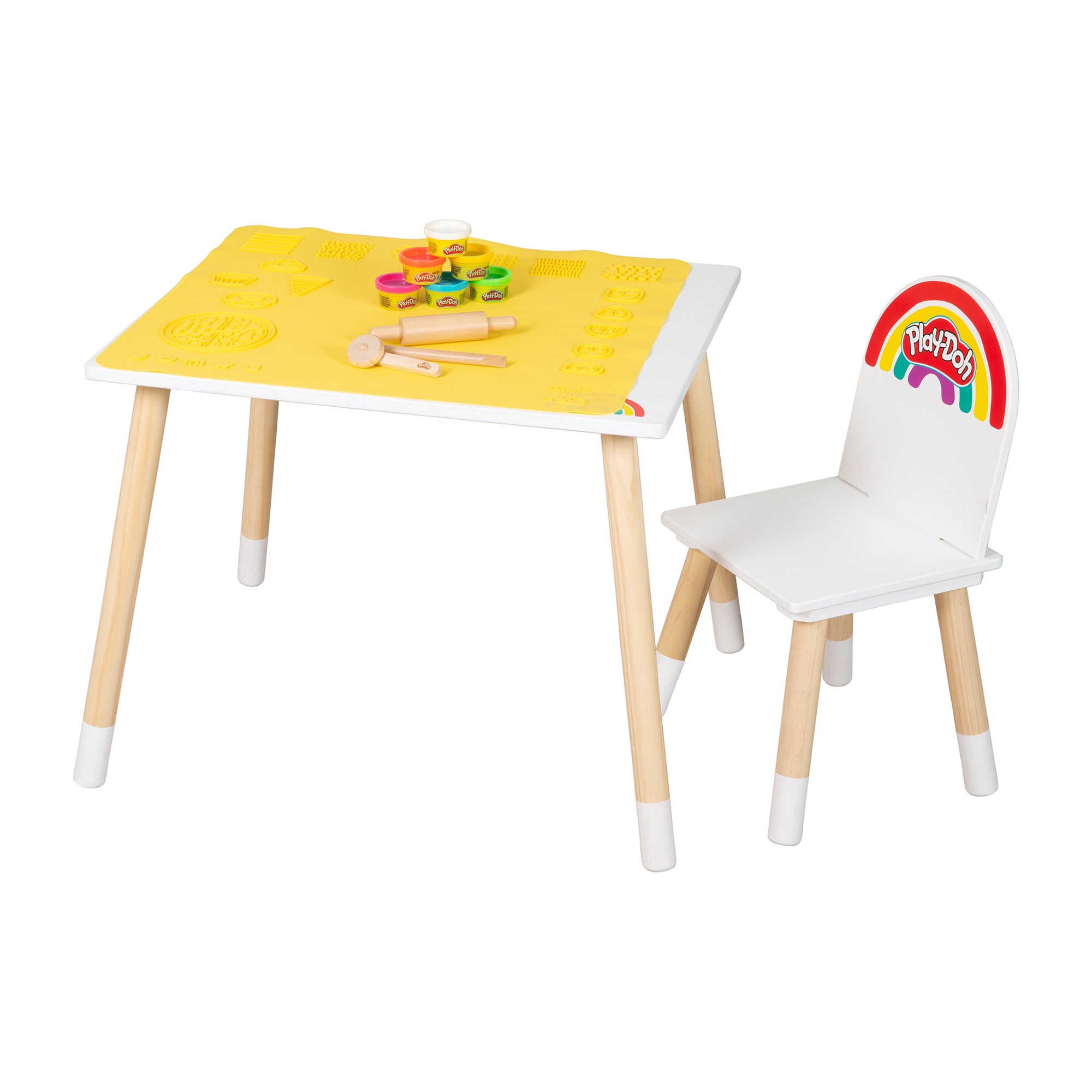 Roba 450015PD1ZU Sitzgruppen-Set roba x Play-Doh weiß – Spielmöbel - Produktbild 5