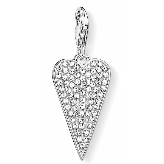 Thomas Sabo Anhänger Charm-Club Herz Pave 1568-051-14 Thomas, Sabo, Anhänger, Charm-Club, Herz, Pave, 1568-051-14, Zubehor, Diamant, Schmuck, Anhänger, Medaillon