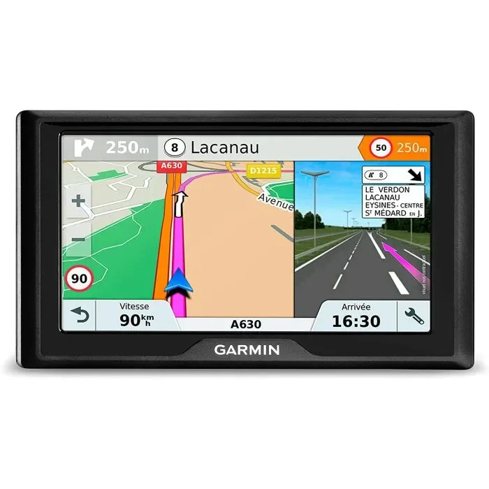 GARMIN 010-01679-12 Drive 61 LMT-S EU Navigationsgerät - lebenslang Kartenupdates & Verkehrsinfos, Sicherheitspaket, 6 Zoll (15,2cm), schwarz
