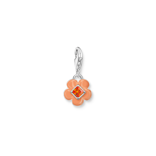 Thomas Sabo Anhänger Charm-Club 925 Sterling Silber Kaltemail Zirkonia Orange Charmista Charms 2029-041-8 Thomas, Sabo, Anhänger, Charm-Club, 925, Sterling, Silber, Kaltemail, Zirkonia, Orange, Charmista, Charms, 2029-041-8, Zubehor, Ohrring, Schmuck