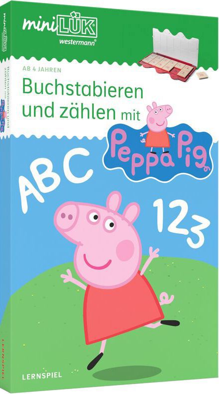 miniLÜK-Set Buchstabieren und zählen mit Peppa Pig