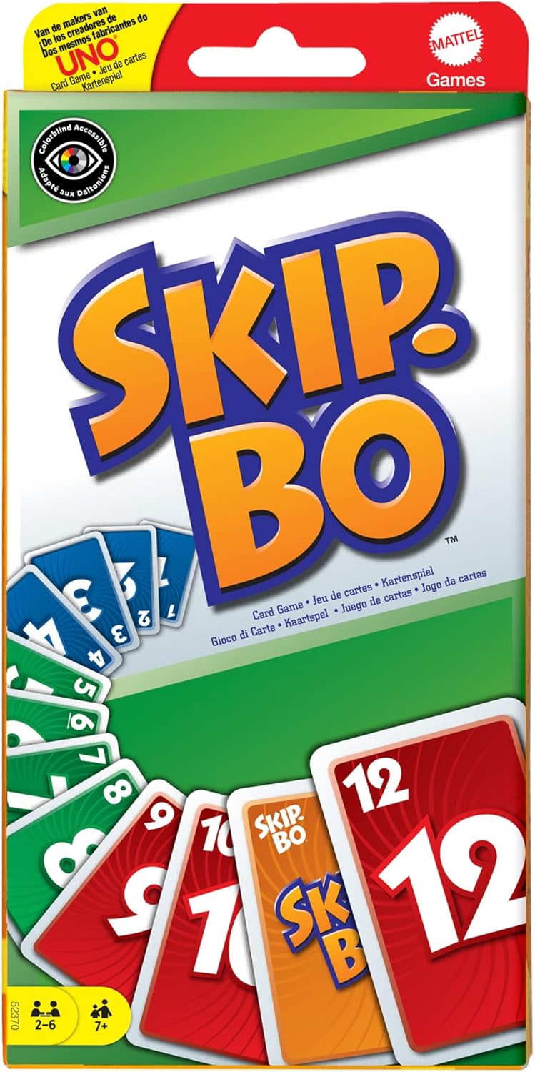Skip-Bo, Strategisches, Kartenspiel, für, die, ganze, Familie, 52370