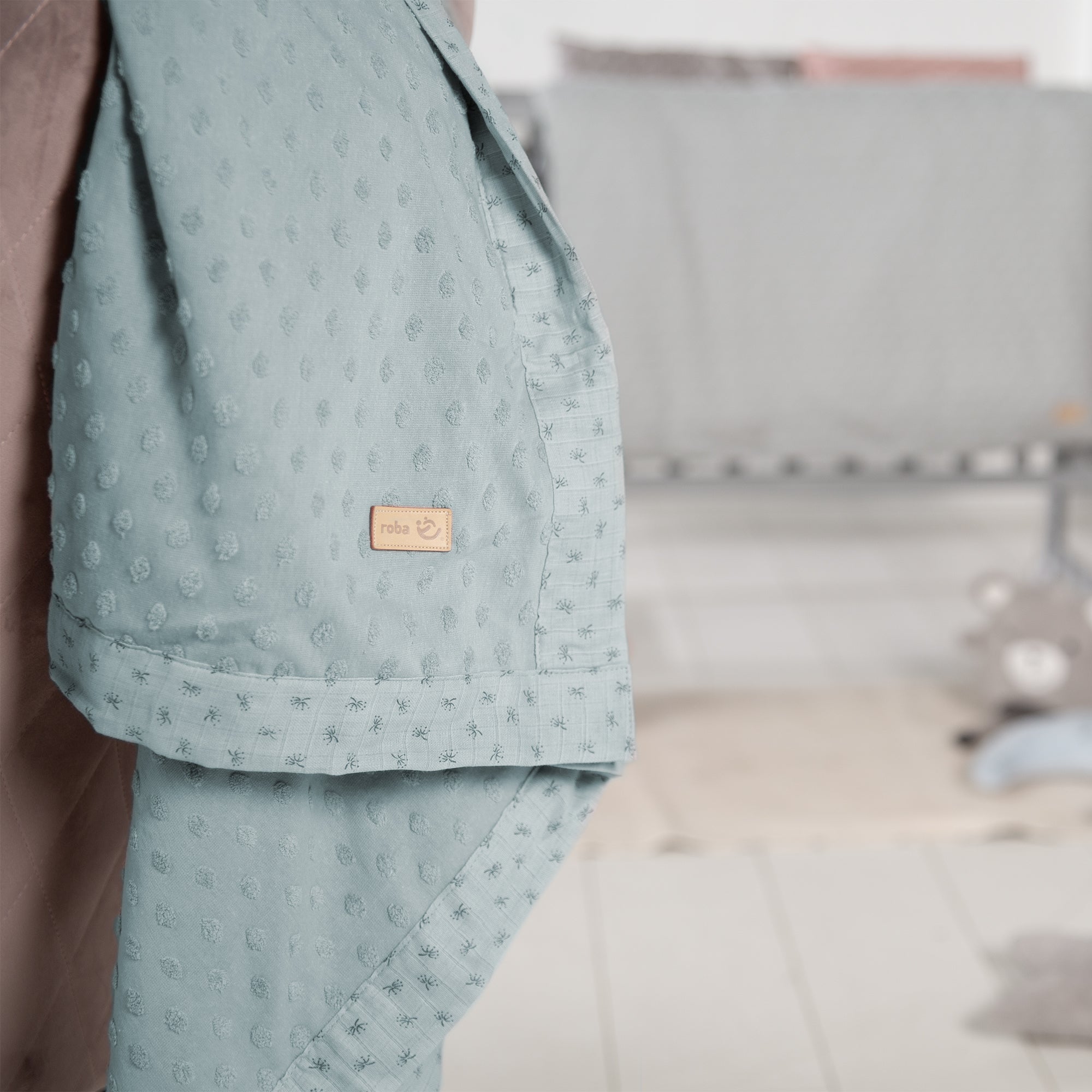 Roba 306111G228 Babydecke Lil Planet türkis hell blau – Heim Textilien - Produktbild 7