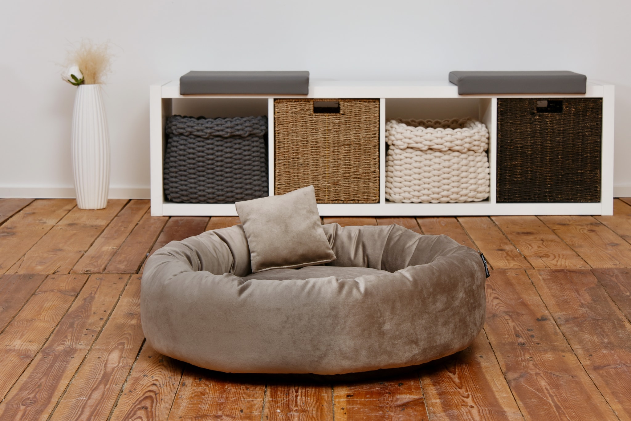 Rohrschneider RS 22237.128 Kuschelinsel Velvet taupe Gr. M – Haustiermöbel