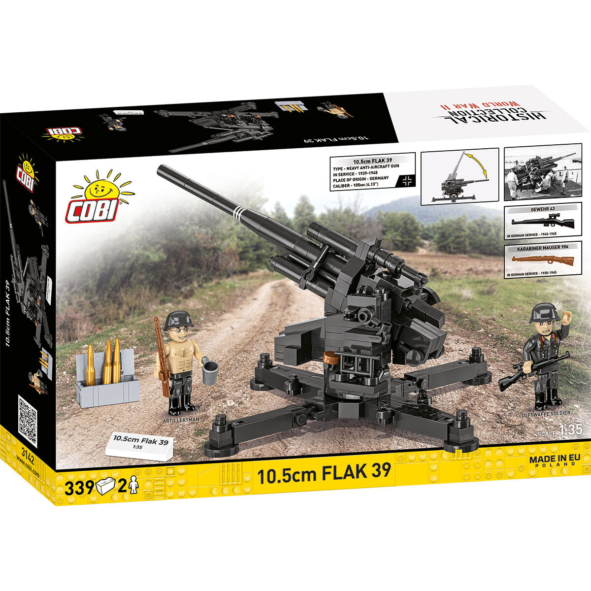 COBI 3142 - 10, 5 CM FLAK 39 - Bild 2