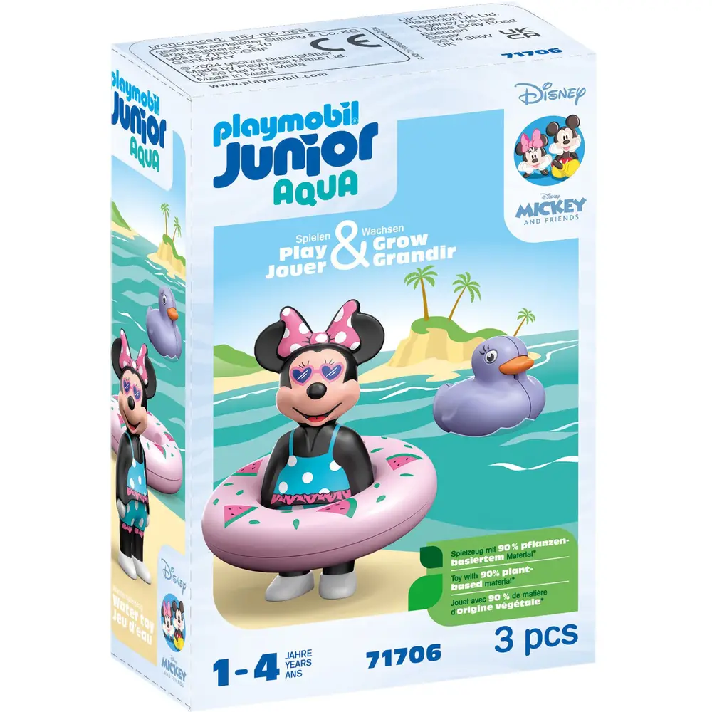 PLAYMOBIL 71706 1.2.3. & Disney: Minnies Strandausflug
