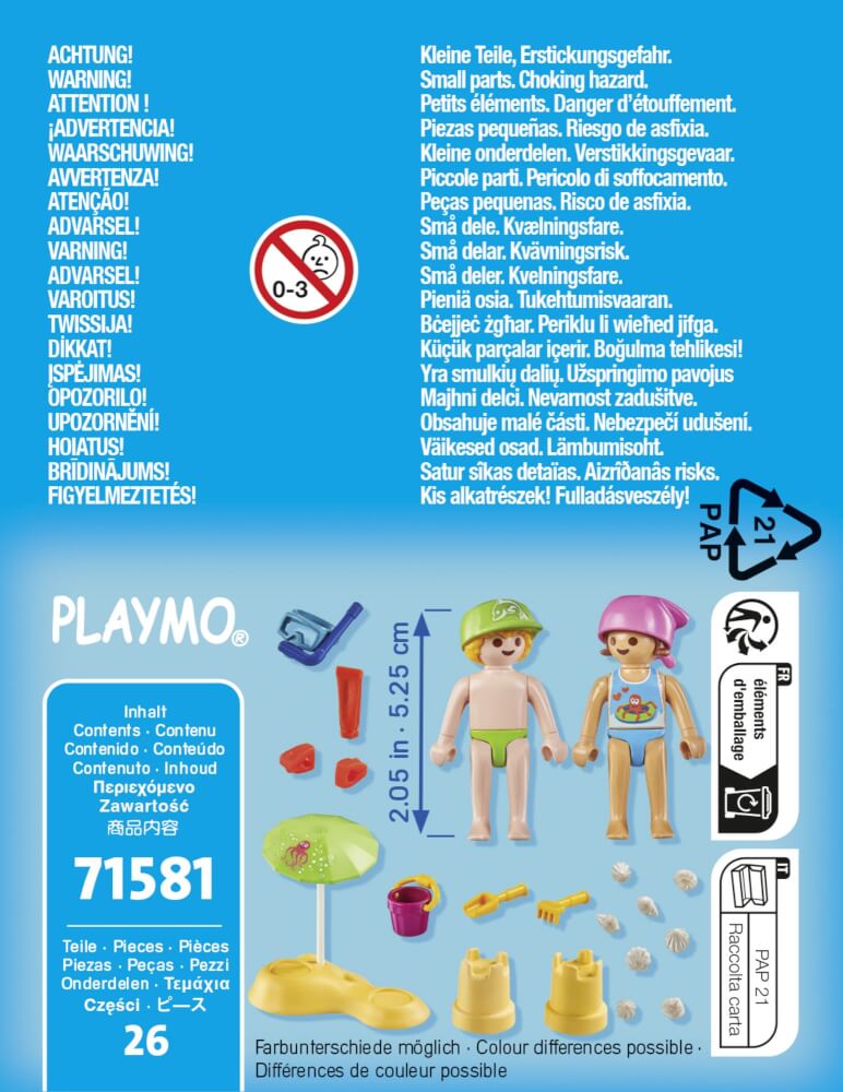 PLAYMOBIL 71581 Kids Mit Sandburg