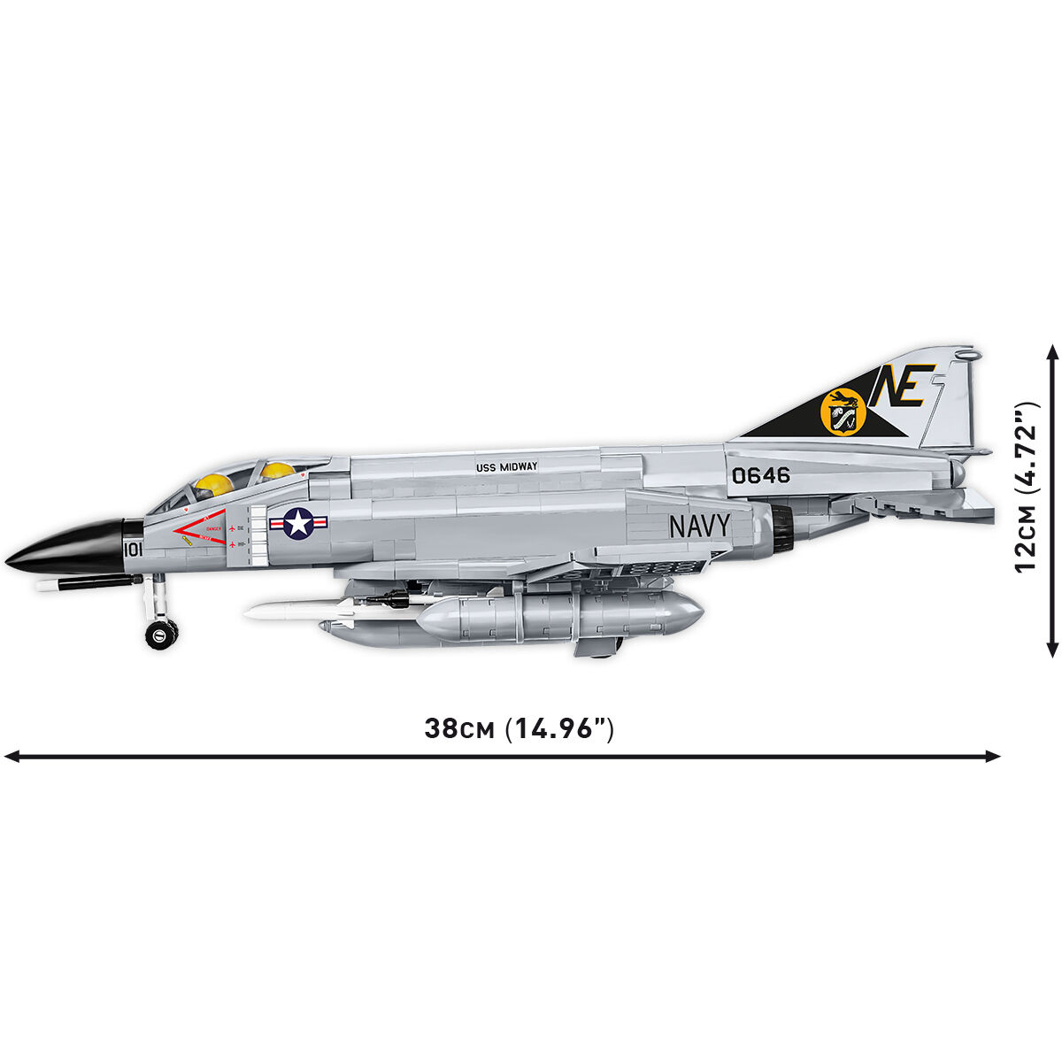 COBI 5897 - F-4 Phantom II - USS MIDWAY - Bild 8