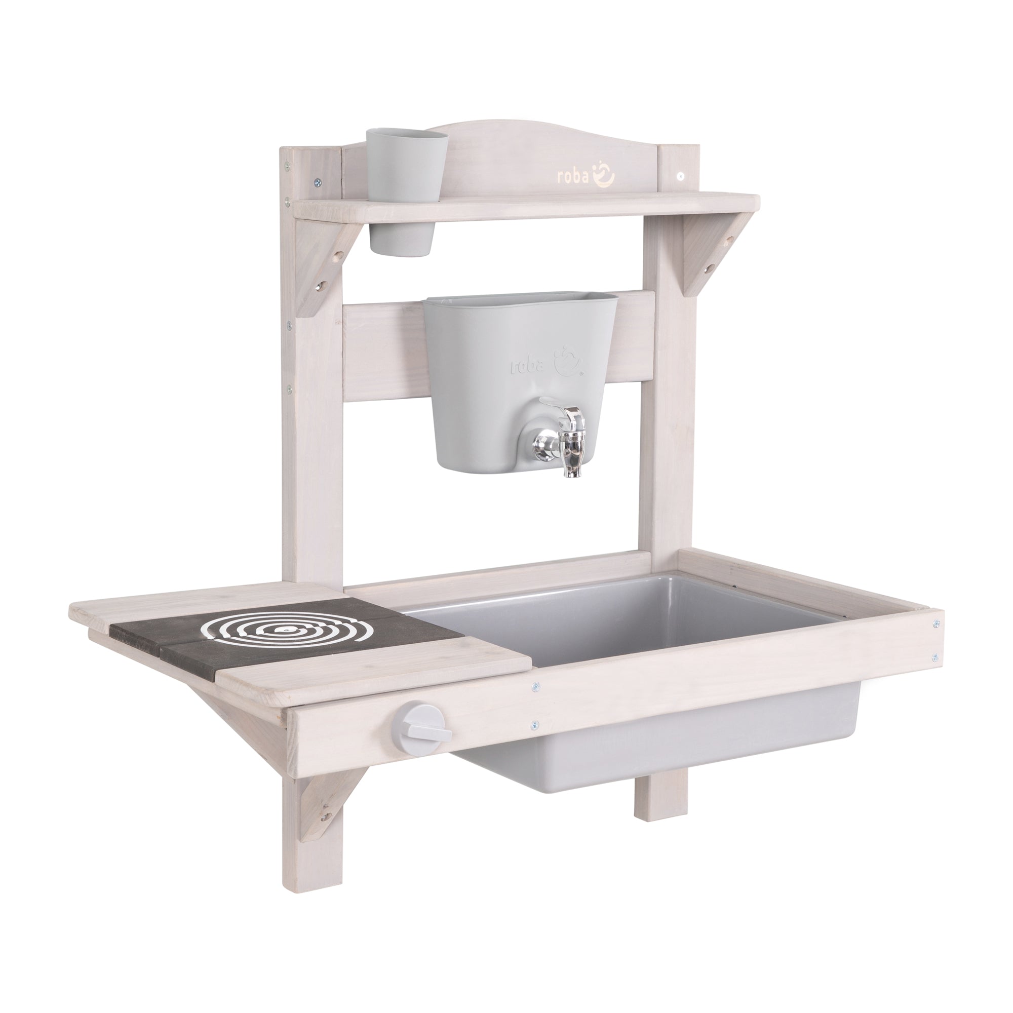 Roba 457001GAZU Spiel- Matschküche zum Hängen grau – Outdoor FSC - Produktbild 3