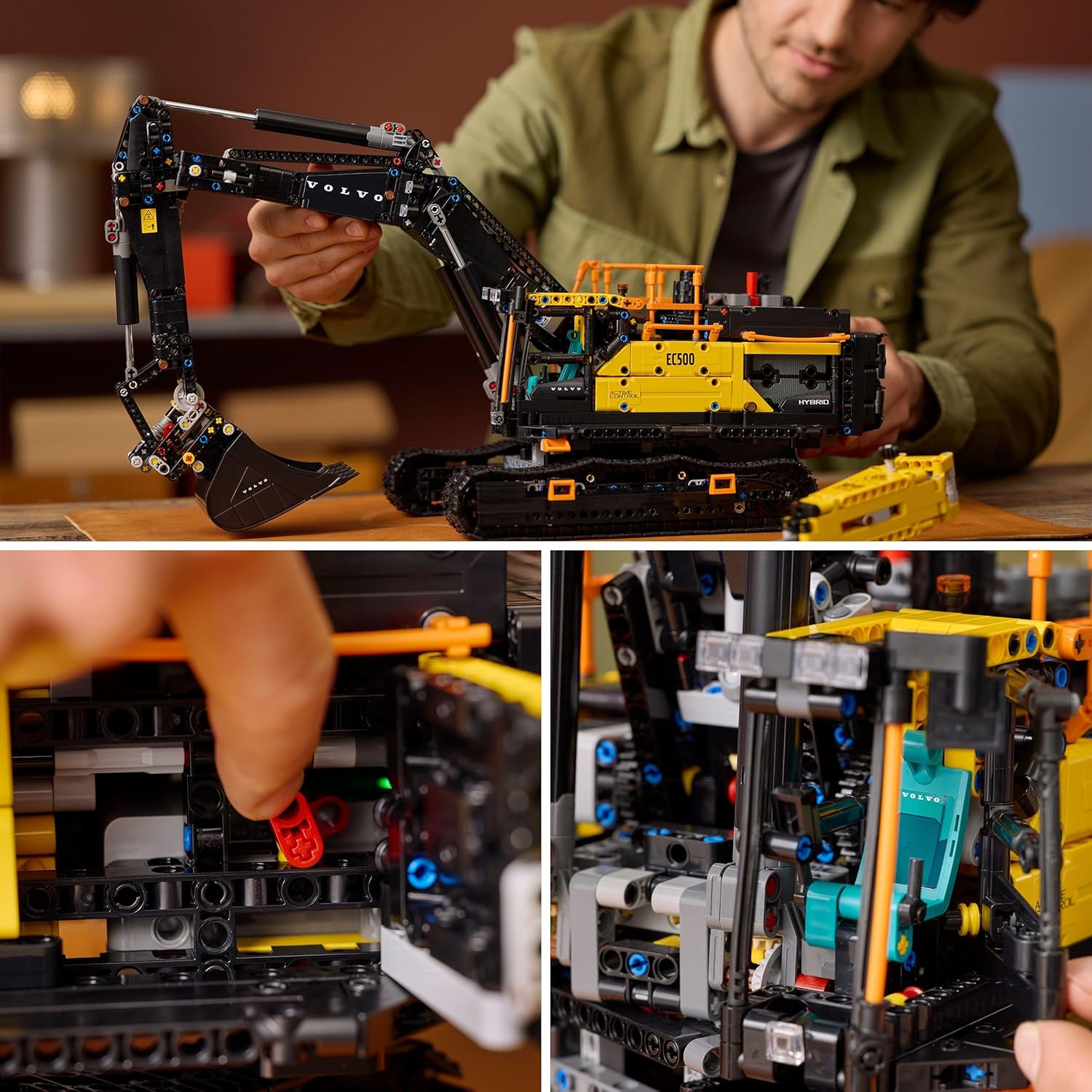 LEGO 42175 Technic Porsche 963 Rennwagen-Bauset LEGO Technic 42175 Porsche 963 Langstrecken-Rennwagen in Rot, Weiß und Schwarz mit realistischen Details
