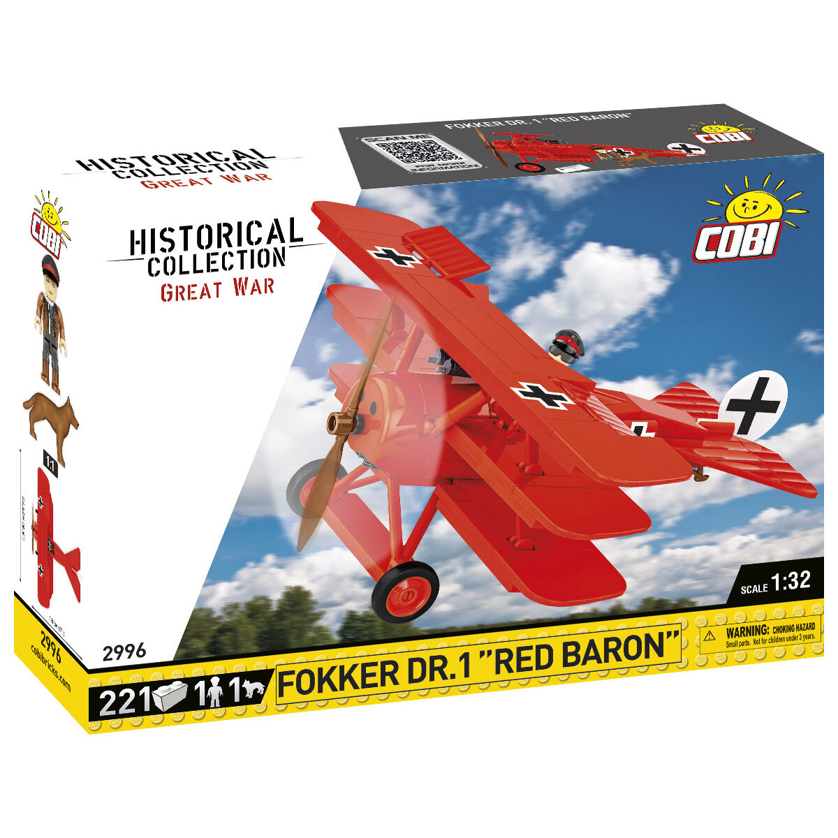 COBI 2996 - FOKKER DR.1 RED BARON