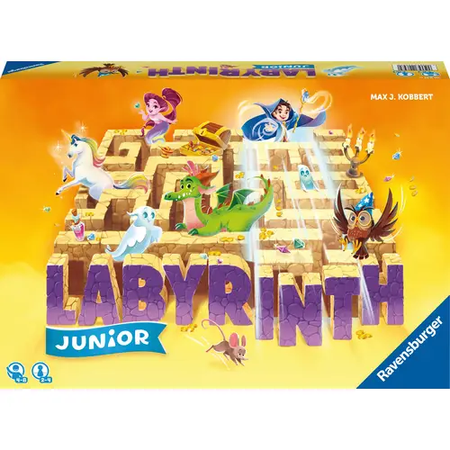 Ravensburger Kinderspiel 20847 - Junior Labyrinth - Familienklassiker für die Kleinen, Spiel für Kinder ab 4 Jahren -