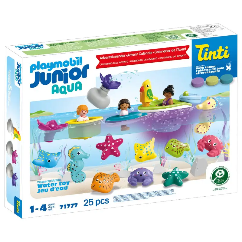PLAYMOBIL, 71777, Adventskalender, Badespaß PLAYMOBIL 71777 Adventskalender Badespaß