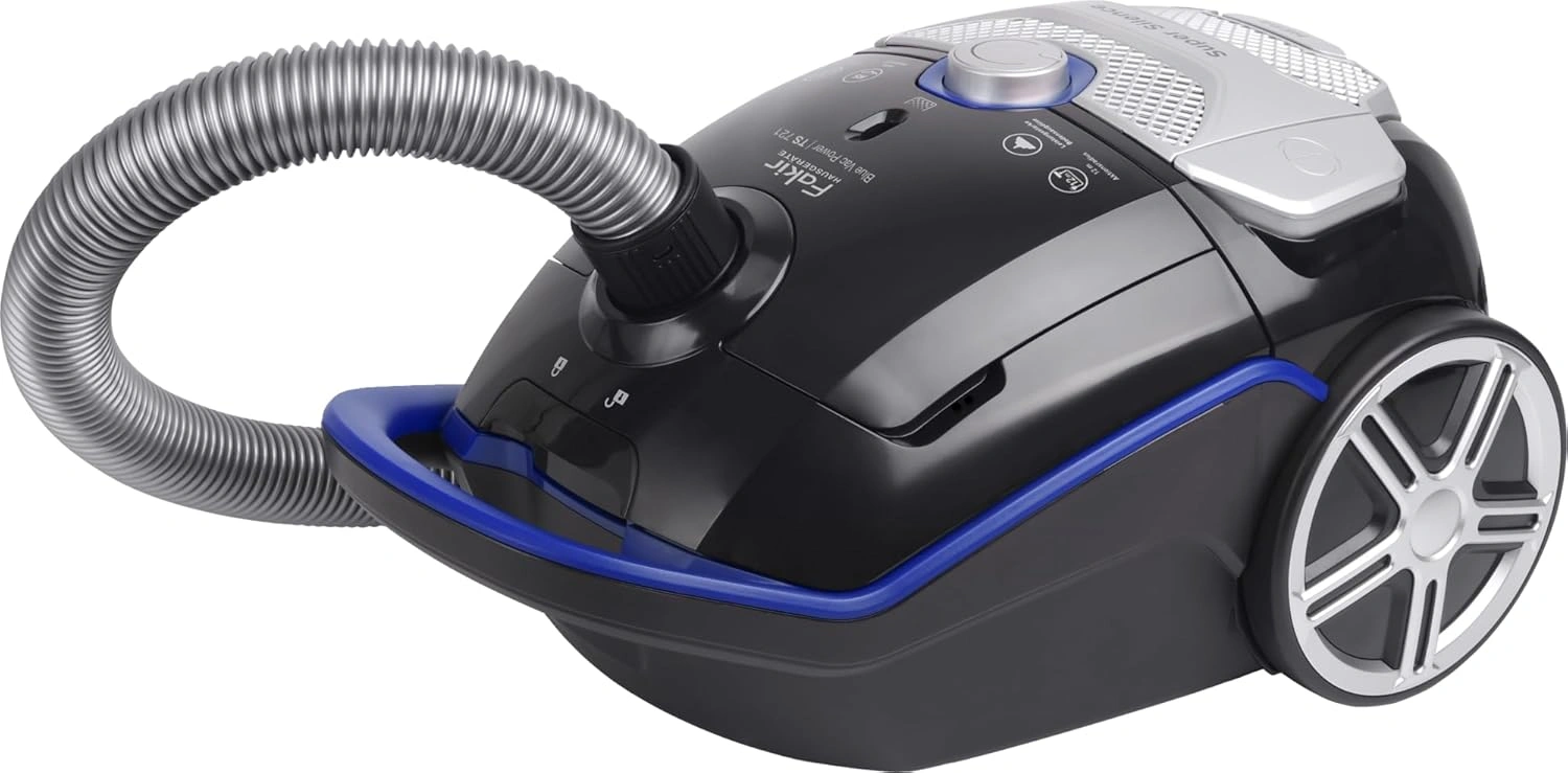 FAKIR Blue Vac Power TS 721 Bodenstaubsauger – 800 W, HEPA H14, extra leise