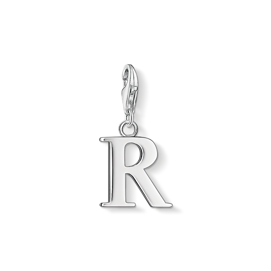 Thomas Sabo Anhänger Charm-Club Buchstabe R Silber Thomas, Sabo, Anhänger, Charm-Club, Buchstabe, R, Silber, Zubehor, Ohrring, Schmuck