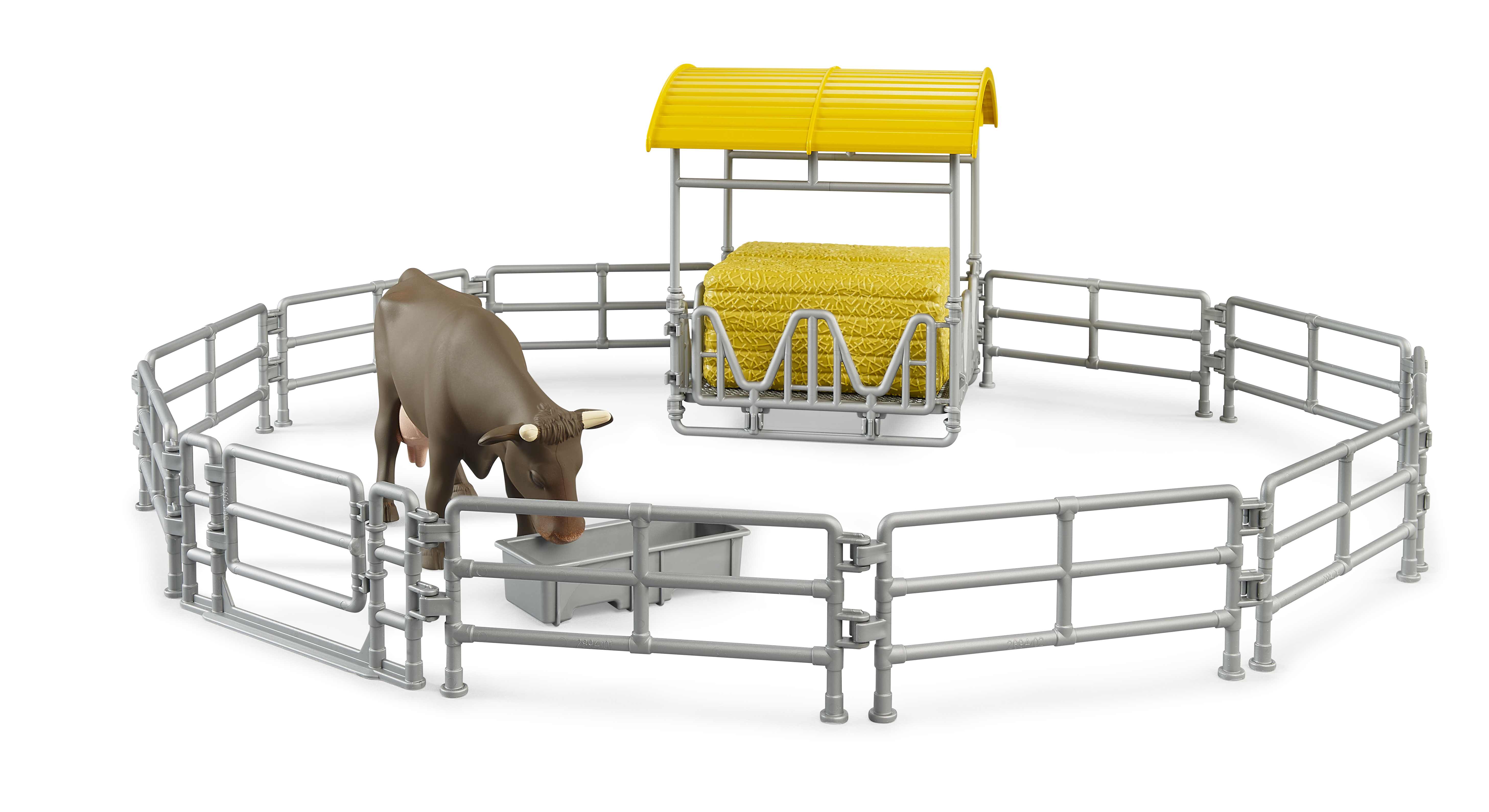 BRUDER 62612 - Zubehör: Heuraufe mit Zäunen und Trog - Bild 3