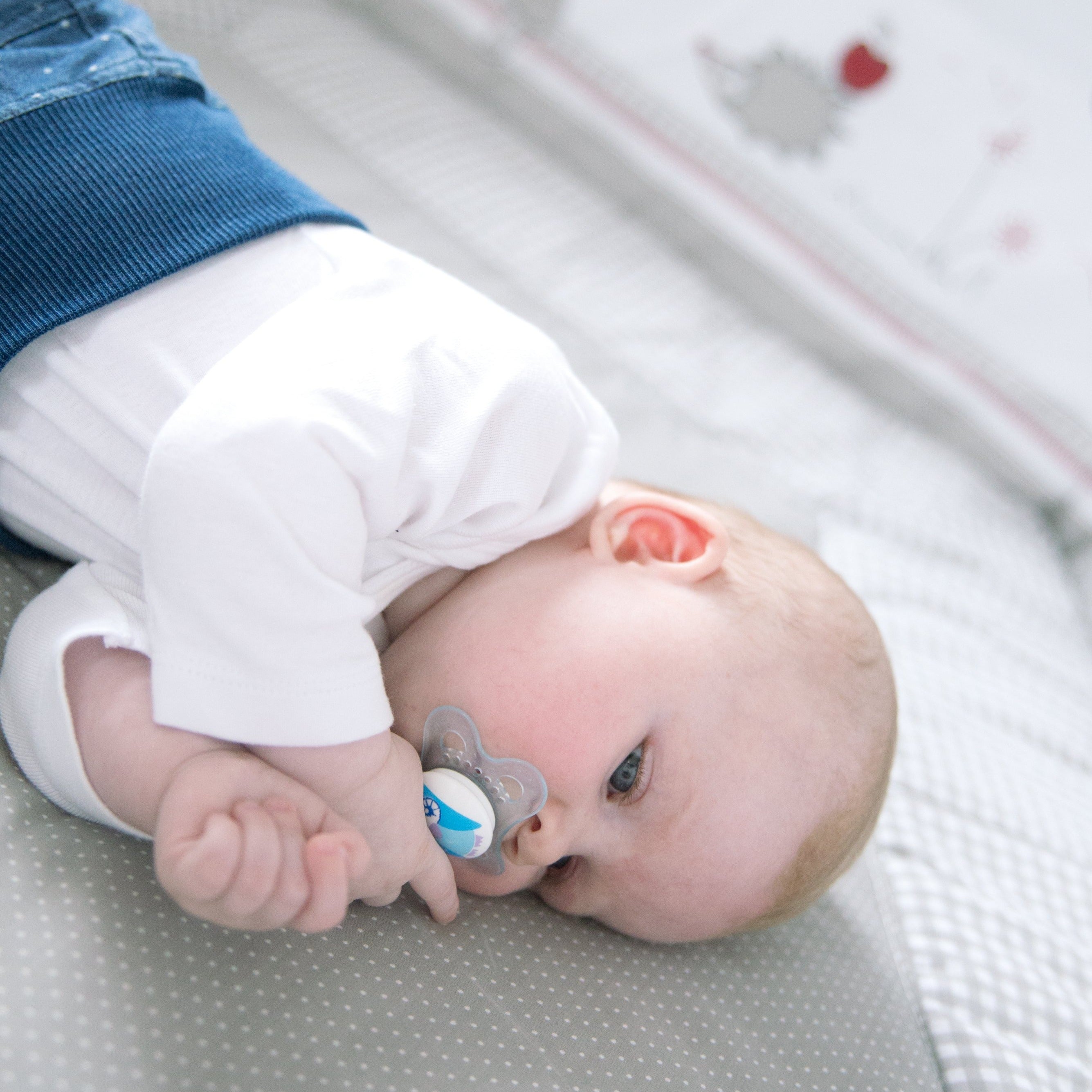 Roba 0232WV148 Laufgitter 6-eckig Adam & Eule weiß - Produktbild 2