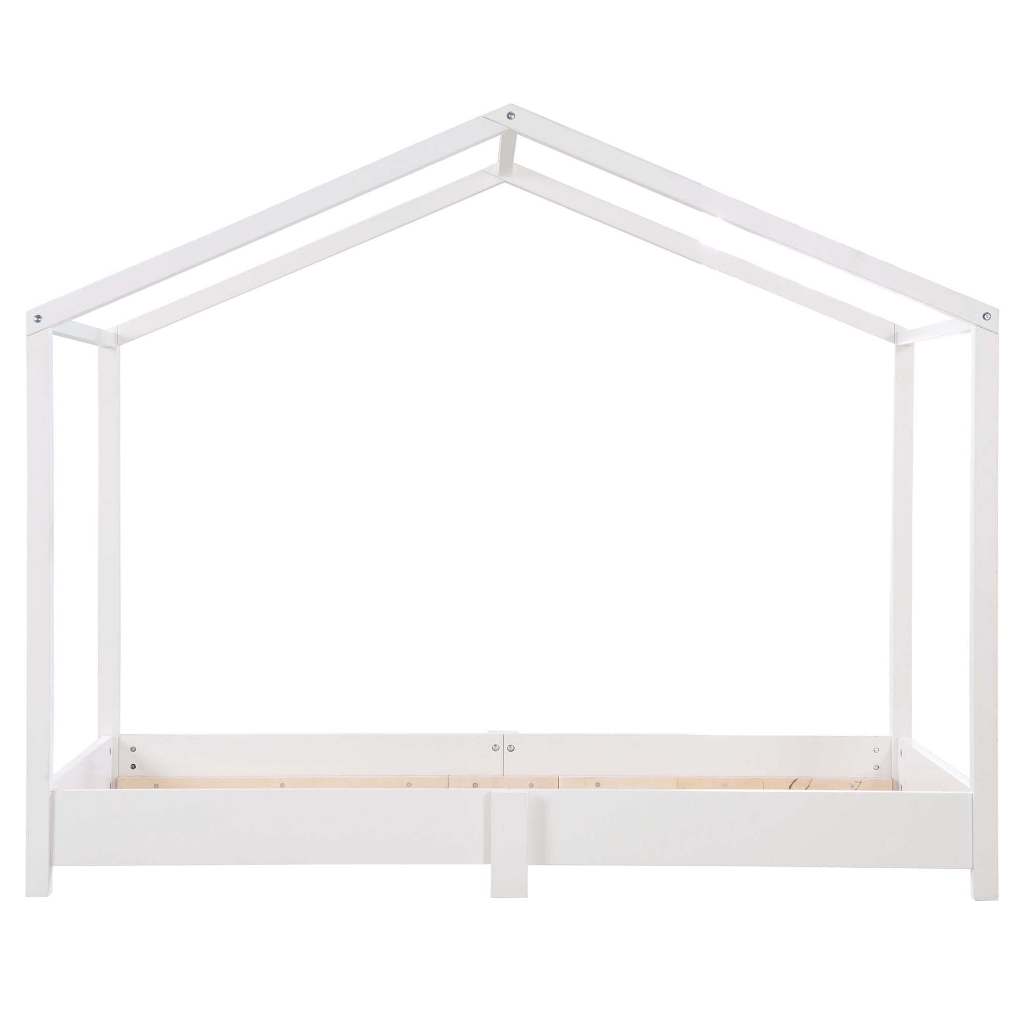 Roba 207024WE Bodenbett Komplettset 70x140 cm weiß – Hausbetten - Produktbild 4