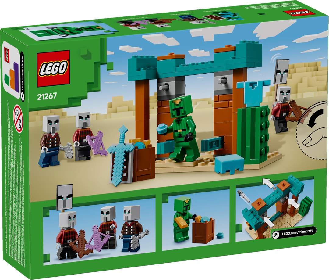 LEGO® Minecraft™  21267 Die Illager-Wüstenpatrouille