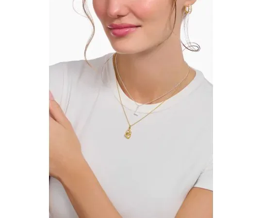 Thomas Sabo Kette Mit Anhänger Verschl. Herzen Länge 45 Cm Gold KE2267-414-14-L45V