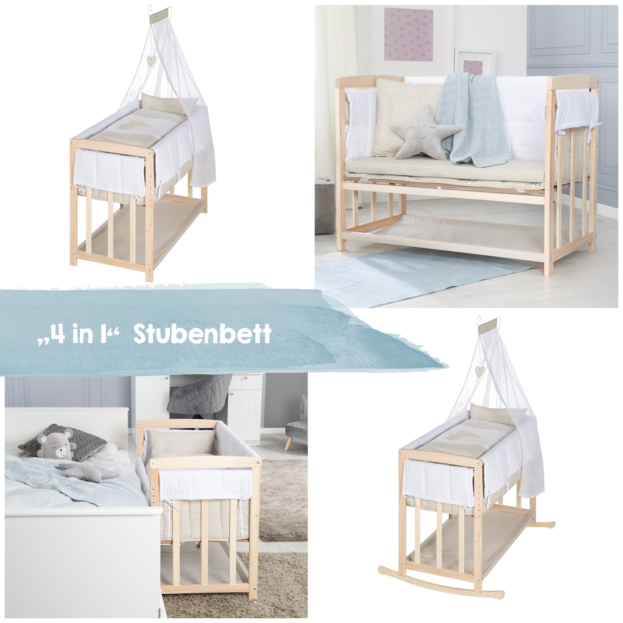 Roba 289154NAS105 Stubenbett 4in1 Liebhabär Bio Buche natur – Stubenbetten - Produktbild 7