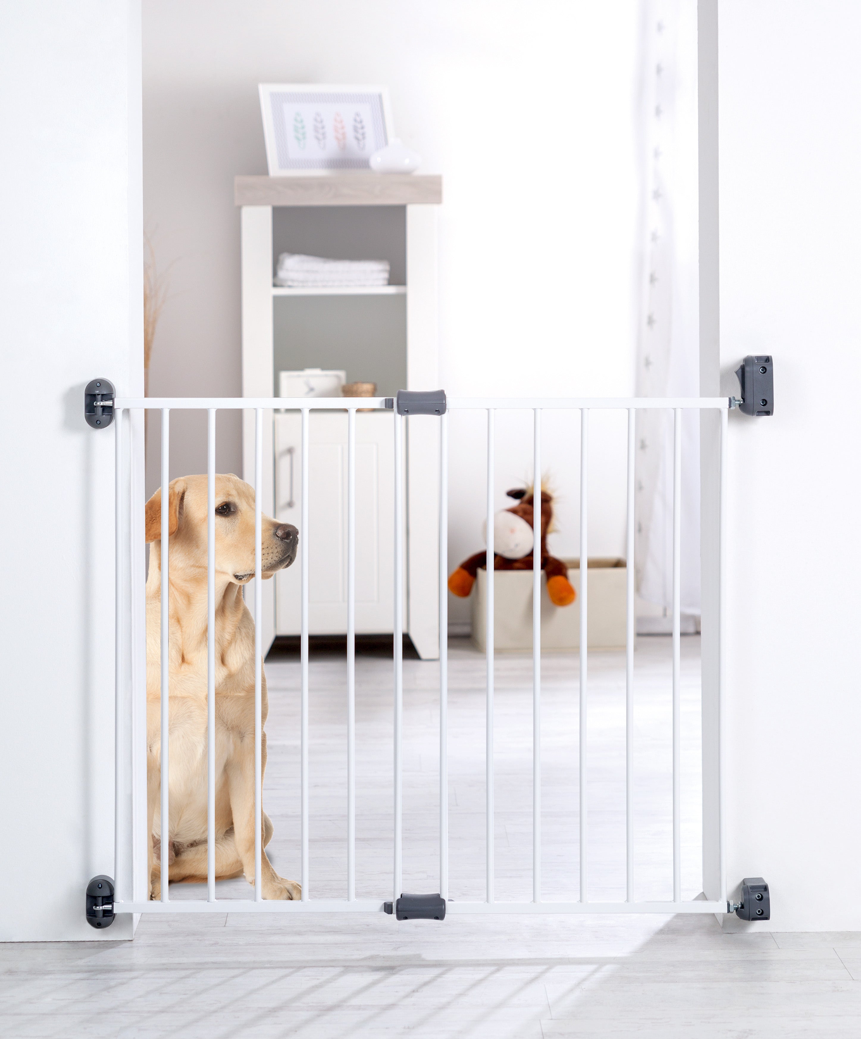 Roba 215045WE Türschutzgitter Metall weiß - Produktbild 8