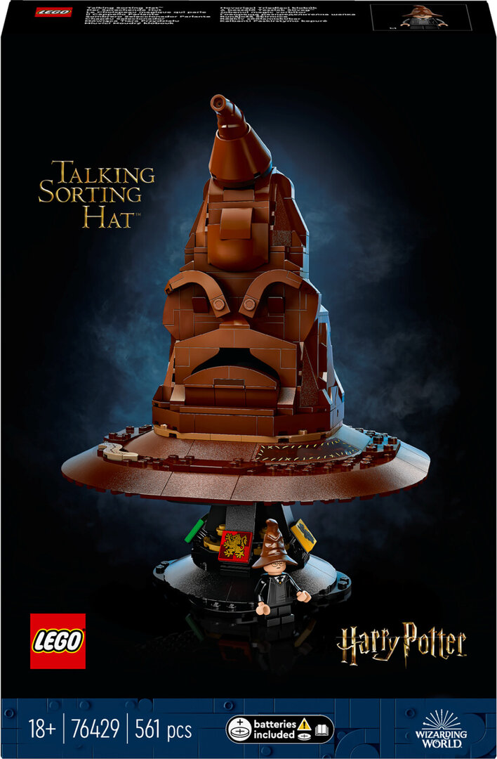 LEGO 76429 Harry Potter Der Sprechende Hut LEGO, 76429, Harry, Potter, Der, Sprechende, Hut, Werbung, Plakat, Person