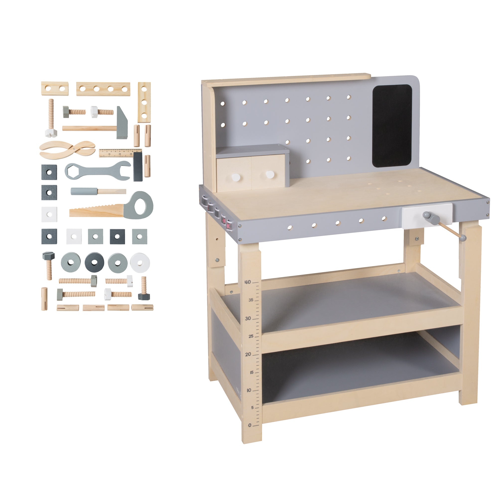 Roba 97211 Werkbank, höhenverstellbar natur lackiert – Rollenspiel - Produktbild 10