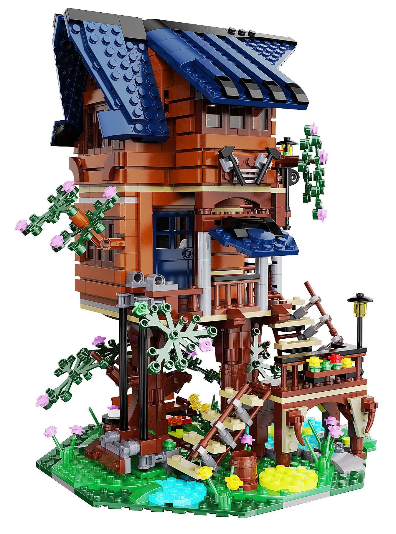 Produktfoto - Jamara e.K. - CaDA Baumhaus 4 Jahreszeiten Bricks - Modell JAMARA 402866