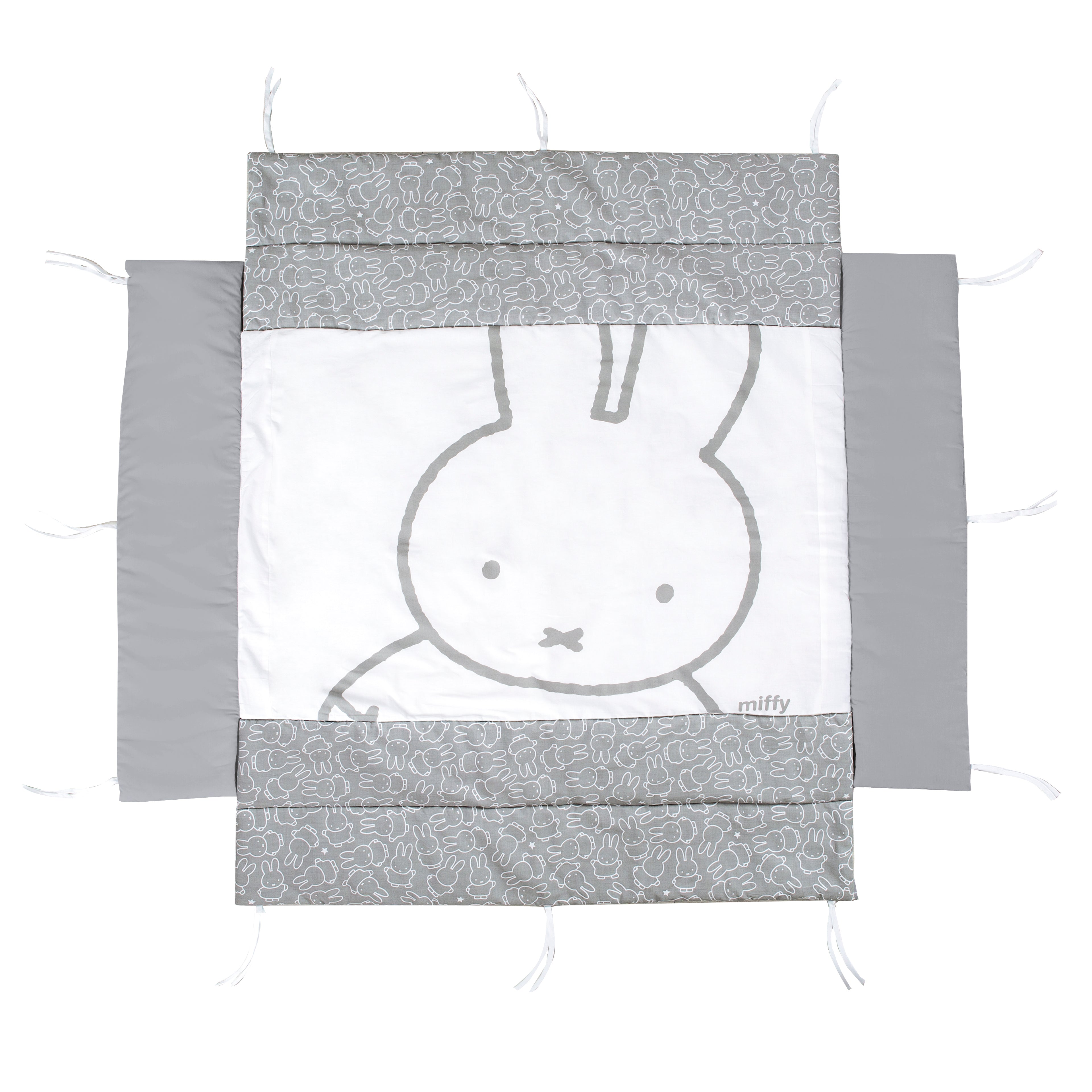 Roba 0277S210 Universal-Laufgittereinlage Miffy grau – Laufgittereinlagen - grau - Laufgittereinlagen - Produktbild 1
